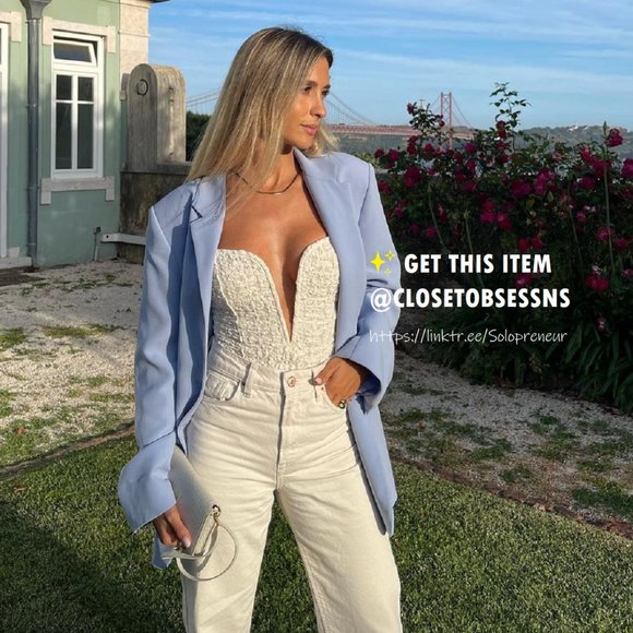 BLOGGER FAVE!!! ZARA Textured Bodysuit - Picture 6 of 16